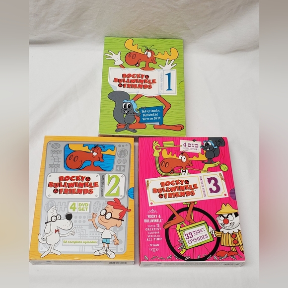 2/$35 Rocky and Bullwinkle DVD sets seasons 1-3 - Picture 2 of 10